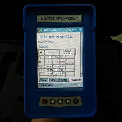 Handheld детектор HXRF-120DP идентификации PMI SI-PIN анализатора сплава/сплава