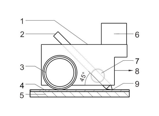 Измеритель твердости покрытия карандаша твердости фильма метода царапины карандаша ASTM D3363-00