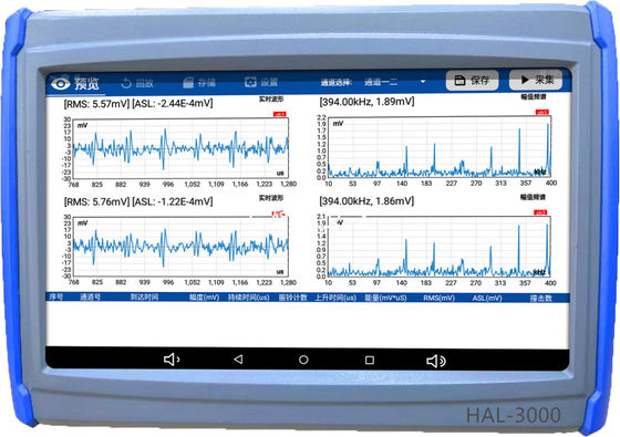 FFT Spectrum Analysisdual-Channel Synchronous Acquisition Acoustic Emission Valve Leakage Detector